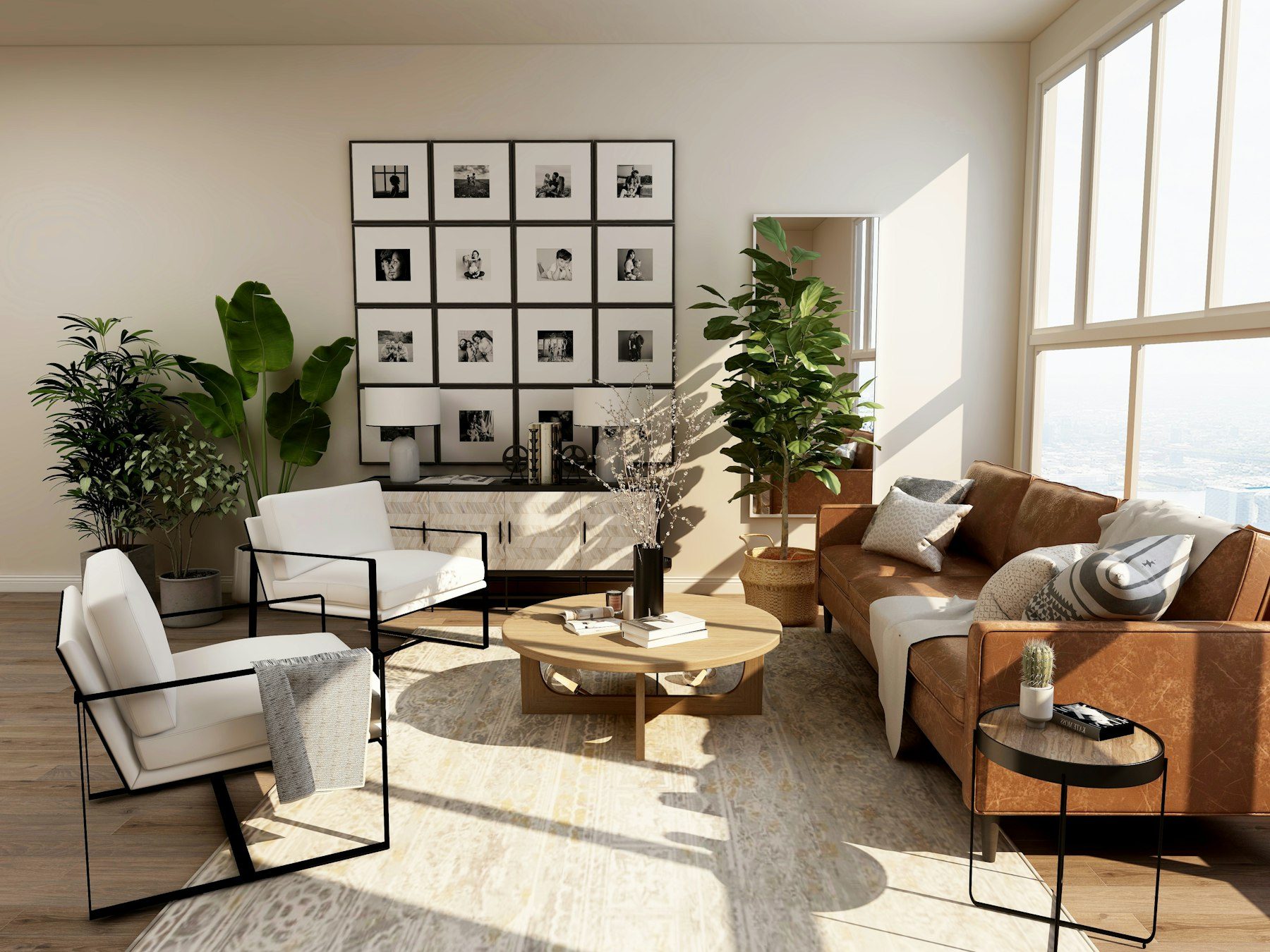 Interior of a professionally managed residential apartment in Gurugram